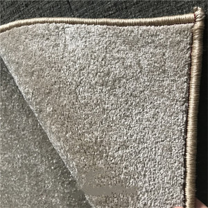 Lejing LJ-018 Non-Slip Polyester Carpet Plush Pile Solid <strong>Grey</strong> Modern <strong>Bedroom</strong> <strong>Rug</strong> for Home &amp; Commercial Use 10-12mm Machine Made - Product Image 3