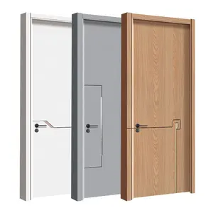 Porte in legno Standard europeo con porta ignifuga moderna interna da 60 minuti