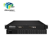 (MSM623) Système numérique 8 canaux HD MI et FTA Tuners DVB-S/S2 DVB-C ISDB-T à 4 RF DVB-T DVB-C ISDB-T Qam Transmodulateur