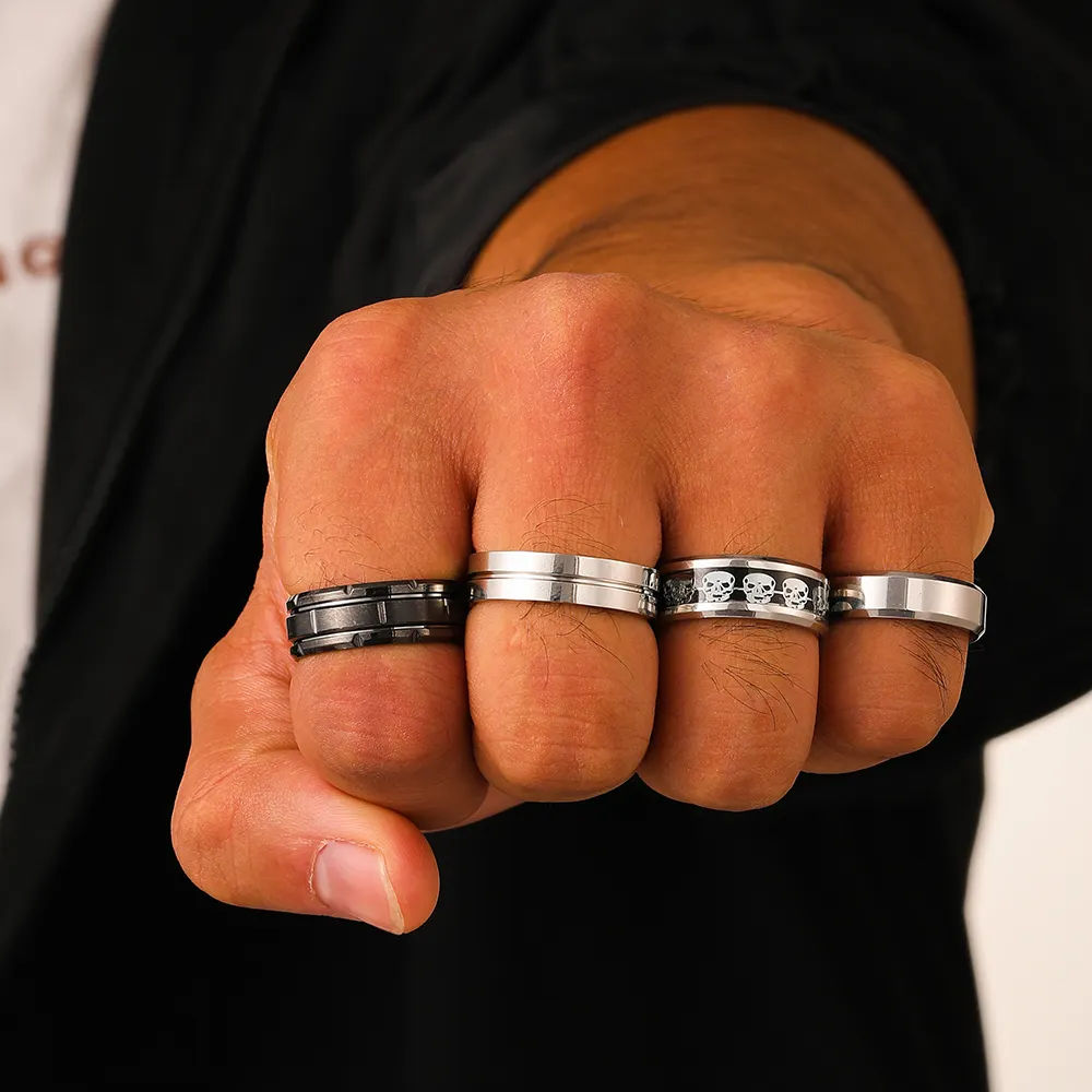 stainless steel mens ring