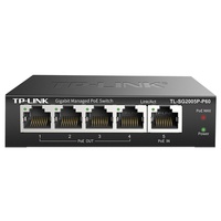 Switch POE Gigabit Completo TP-LINK TL-SG2008MP con Gestión de Red Web, 8 Puertos RJ45 10/100/1000BASE-T