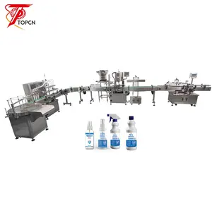 Automatic Glass Vail Wine Bottle Oil Juice Alcohol Chlorine Water Liquid Filling Line