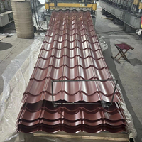 Hoja de techo de tejas de China, tejas de metal recubiertas de color Galvanlume con precio de fábrica