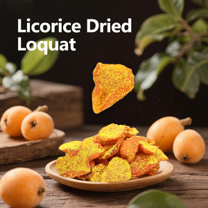 Approvisionnement en gros de loquat séché sucré sans pépins, préservé au sel de réglisse/bambou, en provenance directe d'usine, collation saine à base de plantes <span class=keywords><strong>pour</strong></span> apaiser <span class=keywords><strong>la</strong></span> <span class=keywords><strong>gorge</strong></span> - Product Image 3
