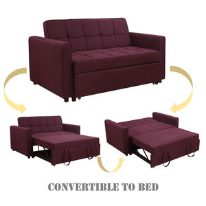 Modern Luxury Folding Couch <b>Convertible</b> High Quality Pull Out <b>Sofa</b> <b>Bed</b> Fabric Home Furniture for Apartment Use - Product Image 2