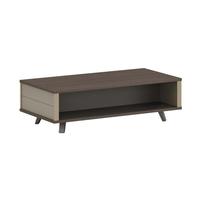 Table basse/table à thé au design moderne, avec support métallique en plaque E0 respectueuse de l'environnement, idéale pour la maison et le bureau