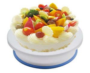 Sıcak satış plastik <span class=keywords><strong>mini</strong></span> kek dekorasyon Turntable döner döner kek <span class=keywords><strong>stand</strong></span>ı - Product Image 1