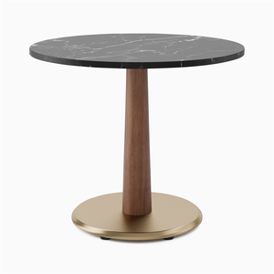 Tables de <span class=keywords><strong>restaurant</strong></span> rondes en marbre de luxe professionnelles avec bois - Product Image 1