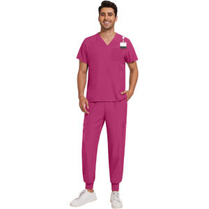 Vendita calda elastico rapido asciugatura personalizzato logo ospedale Unisex scrub abbigliamento da lavoro medico Spa uniforme da uomo scrub tuta da uomo - Product Image 6