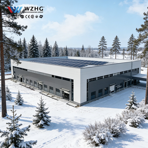 Almacén de Estructura de Acero Galvanizado en Caliente, Resistente, para Fábrica, con Certificación SGS, Se Aceptan Pedidos al por Mayor - Product Image 1