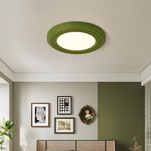 Plafonnier LED moderne simple 2023, style nordique français, éclairage respectueux des yeux pour chambre principale, bureaux, alimentation CA 6000K - Product Image 2