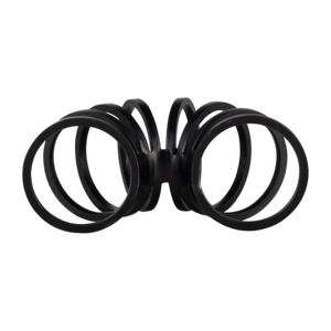 Scultura moderna in metallo a forma di anello, oggetto decorativo per soggiorno, centrotavola, ufficio, bagno, complemento d'arredo per mensole. - Product Image 6