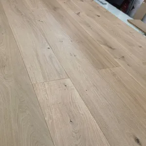 Jiangsu prix usine 100% parquet en bois véritable placage de bois de chêne + parquet en chêne d'ingénierie de qualité sélectionnée