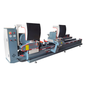 Scie à découper CNC à double tête pour la fabrication de fenêtres et de portes en aluminium et PVC - Product Image 1