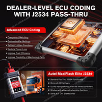 Herramientas de Diagnóstico Autel MaxiSYS MS908CV II para Camiones Pesados y Automóviles de 12V y 24V, Escáner OBD2 con Programación y Codificación de ECU