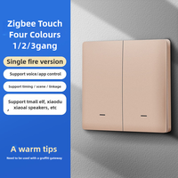 Interrupteur intelligent B1 pour Zigbee avec écran tactile 10A 1/2/3 voies, durable et facile à installer