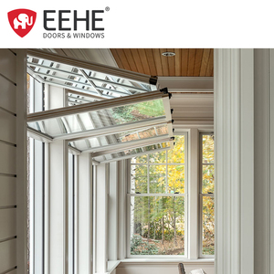 Ehe dọc nhôm kính gấp cửa sổ nhà ngoài trời ngang gấp cửa sổ kính - Product Image 3
