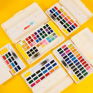 Acuarela para pintar <span class=keywords><strong>preo</strong></span>, 48 colores, pintura de color agua y relleno de pinceles con agua - Product Image 4