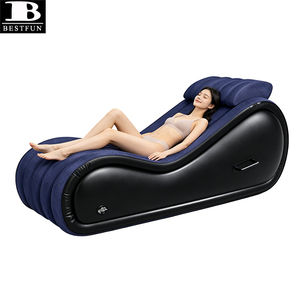 Fauteuil gonflable pour couples avec coussin, multifonctionnel, support ergonomique, canapé pour la positionnement en chambre - Product Image 2