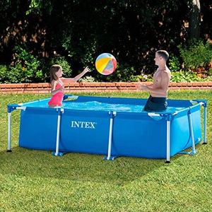 <strong>INTEX</strong> 28270 2.20mx1.50mx60cm Above Ground <strong>Pool</strong> <strong>Rectangular</strong> <strong>Frame</strong> <strong>Pool</strong> for Family - Product Image 5