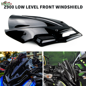 Parabrisas Delantero Negro para Motocicleta KOLMIO-LAM con Soporte, Compatible con KAWASAKI <span class=keywords><strong>Z900</strong></span> 2017-2019, Deflector de Viento Z 900 2018 - Product Image 5