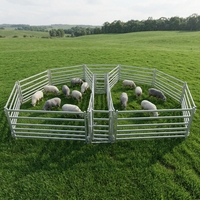 Panneaux de clôture pour bétail soudés et traités thermiquement, galvanisés, imperméables, pour enclos à moutons, pliables et portables, pour chèvres - Vente chaude