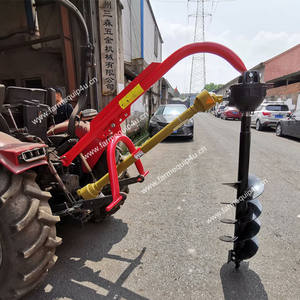 Landbouwmachines Tractor Post Gat Digger Met Driepuntskoppeling Gemonteerd; 3-Punts Boomgat Boormachine - Product Image 3