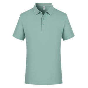 Camiseta Polo Promocional de Manga Corta, Color Sólido, Poliéster, Uniforme de Trabajo para Hombre y Mujer, Logotipo Personalizado, 210g, 32 Unidades - Product Image 3