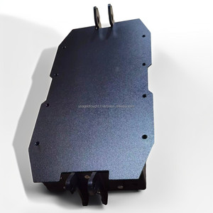 Compartiment de batterie métallique pour trottinette électrique, facile à installer, 48*22*9cm avec couvercle pour cadre de trottinette électrique - Product Image 3