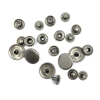 Bouton en métal en acier inoxydable personnalisé en gros 655 #   Bouton-pression