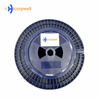Bobine de câble en fibre incassable avec enrouleur, tambours de câble vides, support de bobine, bobine de câble mécanique 	 rouleau de 300m