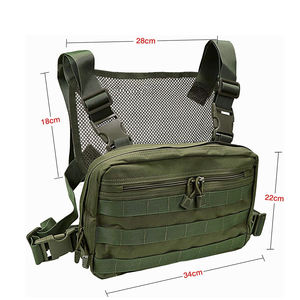 Rig dada taktis Radio <span class=keywords><strong>Molle</strong></span>, rompi pemegang <span class=keywords><strong>Harness</strong></span> dada - Product Image 2