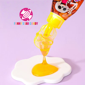 Caramelos <span class=keywords><strong>de</strong></span> Halloween con Forma <span class=keywords><strong>de</strong></span> Calavera, Pasta <span class=keywords><strong>de</strong></span> Dientes, Mermelada, Dulces Personalizados, Ácidos, Dulces, Afrutados, Salsa <span class=keywords><strong>de</strong></span> Azúcar Exprimible, Caramelos Líquidos - Product Image 3