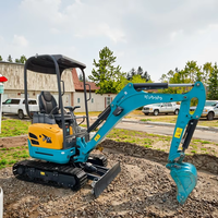 Miniexcavadora usada U17 con precio barato marca Japón de segunda mano 99% nueva 1 toneladas2 toneladas