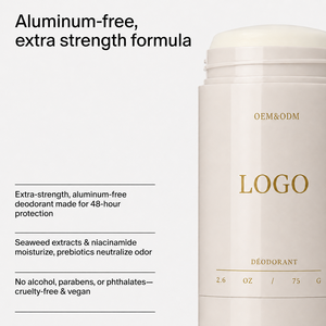 Desodorante Vegano de Sándalo y Vetiver, Hidratante, Sin Residuos, Neutraliza el Olor, Sin Aluminio, Control de Olor Duradero 48H, No Testeado en Animales - Product Image 2