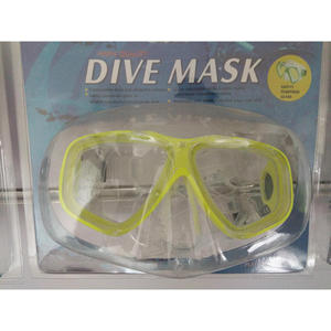 Máscara de Buceo con Marco de Doble Ventana, Vidrio Templado Antivaho, para Deportes Acuáticos, Universal DM-407 - Product Image 4