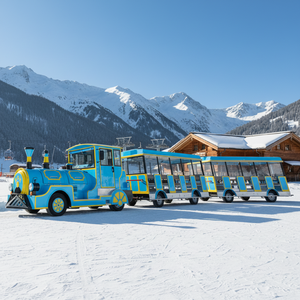 <span class=keywords><strong>Tren</strong></span> Eléctrico <span class=keywords><strong>de</strong></span> Diversión para Niños, Mini-<span class=keywords><strong>Tren</strong></span> <span class=keywords><strong>de</strong></span> 42 Plazas, Sin Rieles, para Turismo en Estaciones <span class=keywords><strong>de</strong></span> Nieve - Product Image 1