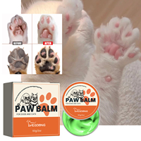 Baume pour pattes aux extraits de plantes naturelles 60g – Doux, sûr, protège et répare les pattes endommagées pour chiens et chats – Soin des griffes