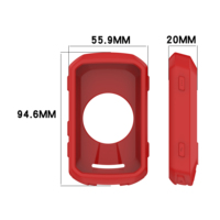 BEEFLYPOWER Penutup Komputer Sepeda Pelindung Anti-tabrakan Casing Silikon untuk Aksesori Garmin Edge 850 550