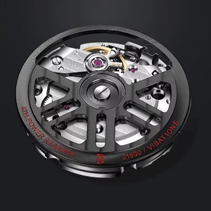 Montre pour homme BG7601-S, automatique, mécanique, squelette, lumineuse, bracelet en acier inoxydable - Product Image 6