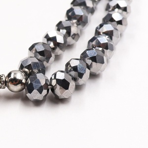 <strong>Silver</strong> Crystal Children's Religious Beaded Bracelet <strong>Rosary</strong> Tasbeeh 99pcs <strong>Beads</strong> Long Silk Tassel Prayer <strong>Beads</strong> - Product Image 4