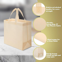 Sac fourre-tout promotionnel personnalisé en non-tissé à motif de dessin animé, écologique, réutilisable, recyclable avec logo personnalisé