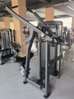 Machine de tirage dorsal à charges guidées de qualité professionnelle, robuste, pour entraînement musculaire du dos, équipement de fitness à mouvement fluide