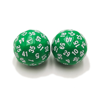 Dés de jeu polyédriques opaques solides D30 à 30 faces en acrylique et résine, numérotés, lot de 7 pièces pour jeux de rôle de table et jeux de société