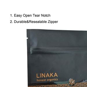 Matte Finished Mylar Foil <b>Bag</b> <b>with</b> Shiny Logo Cosmetics Doypack Zip <b>Lock</b> Bolsa Packaging - Product Image 6