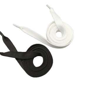 Lacci per Scarpe MC Queen Originali Personalizzati, Nuovi, Piatti, Larghi 1,2 cm, Spessi, Colore Bianco, in Poliestere, Prezzo di Fabbrica - Product Image 5