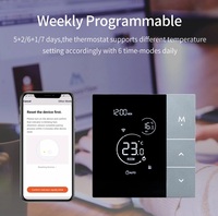 Termostato WiFi RKHK con Control por Voz, Programable Semanalmente, Táctil, con Control Remoto por Aplicación para Uso Comercial