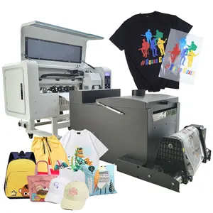Professional Dtf Inkjet Printer T-Shirt Printing Printer Dual XP600 I3200 Heads A3 Dtf Heat Transfer Printer