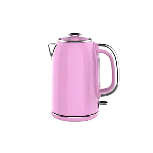 wholesale 1.7 liters hot water stainless steel electric kettles with heating elements for household