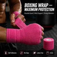 Bandage élastique adhésif respirant réutilisable pour le soutien du poignet lors du skateboard et les premiers secours